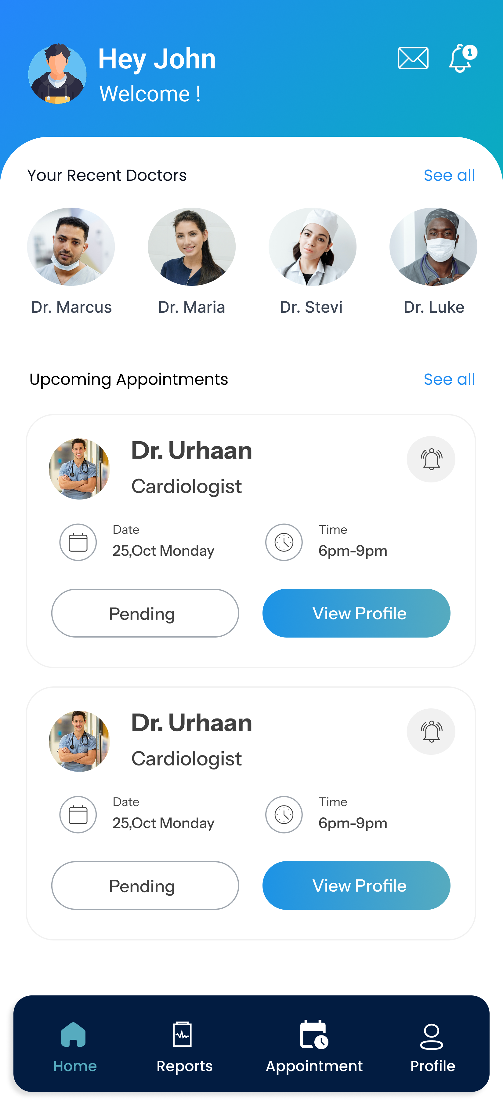 Appointments List